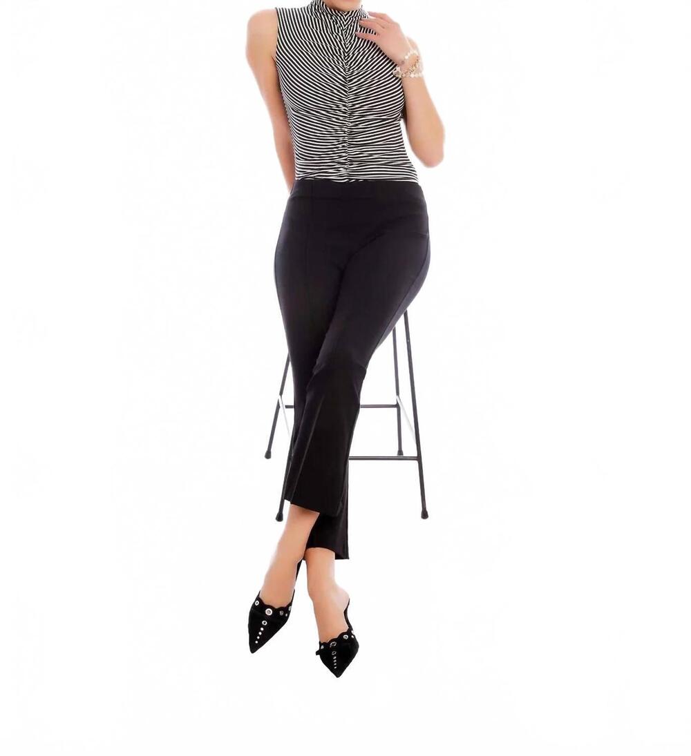 NEW FIFTEEN TWENTY sigourney pintuck pants in black
